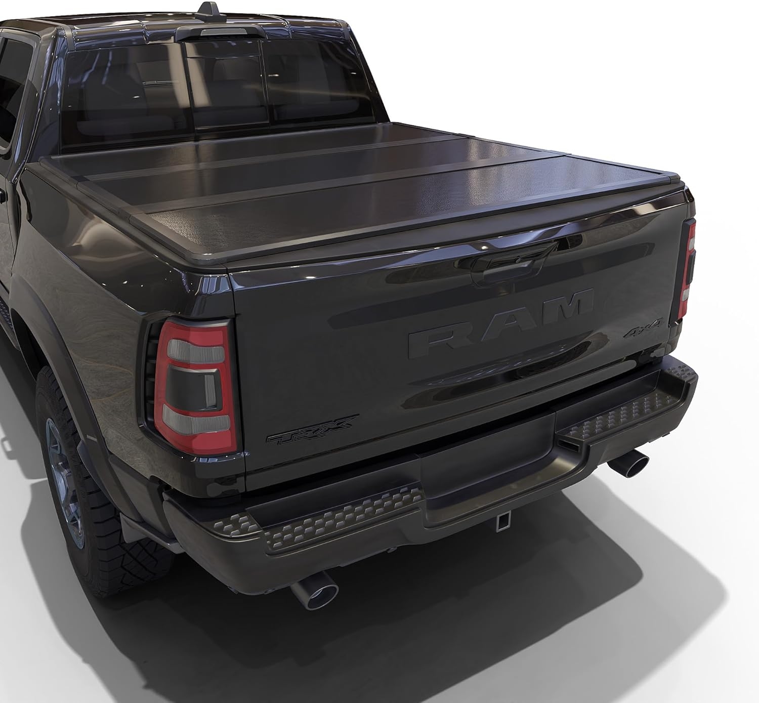 Hard Tri-Fold Truck Bed Tonneau Cover Compatible with 2009-2026 Dodge Ram 1500 - 2500 5.7ft Bed Without Ram Box (67.4")