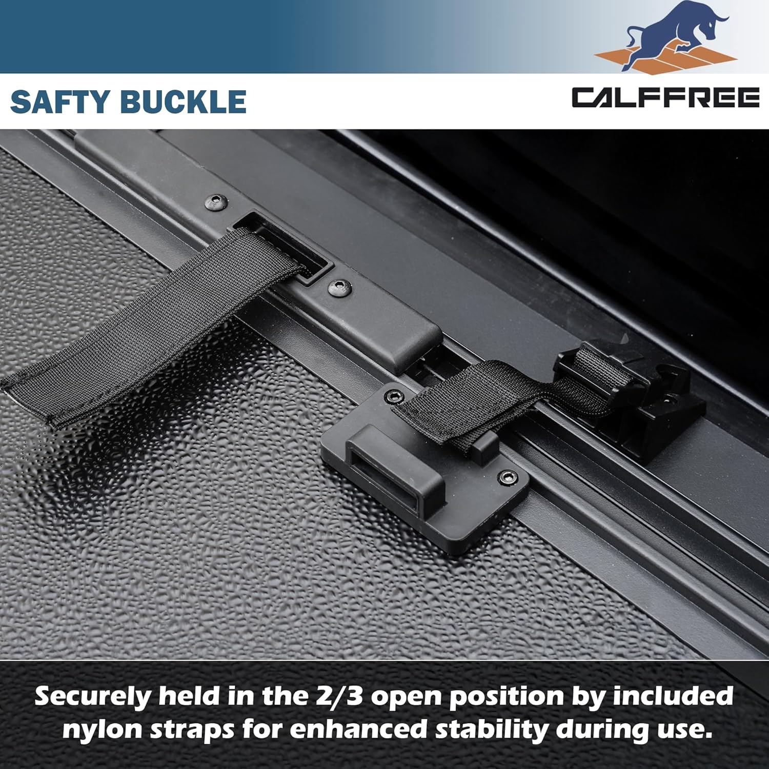 Hard Tri-Fold Truck Bed Tonneau Cover Compatible with 2009-2026 Dodge Ram 1500 - 2500 5.7ft Bed Without Ram Box (67.4") - Image 19