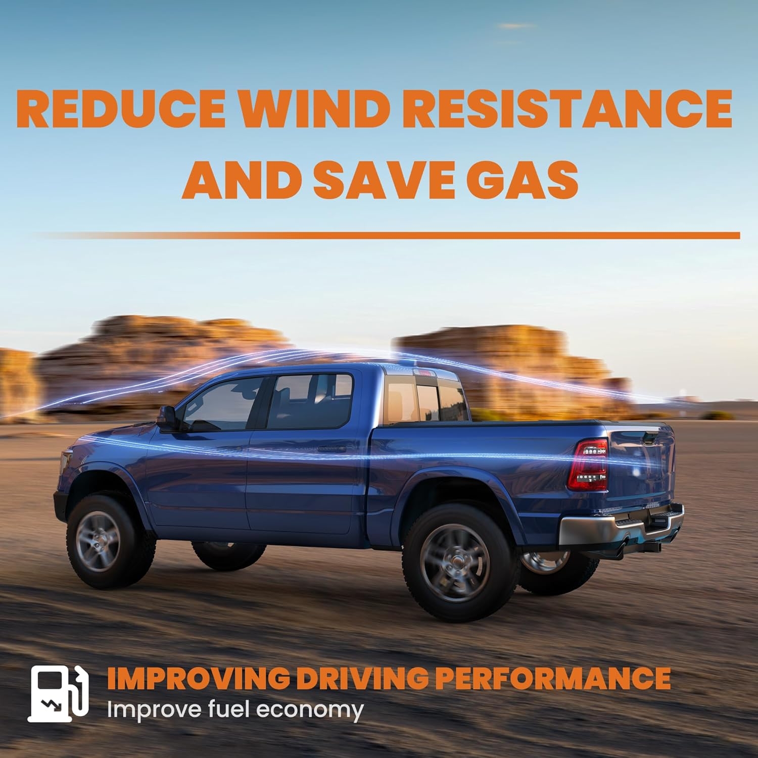 Tri Hard Truck Bed Tonneau Cover Compatible with 2002-2025 Dodge Ram 1500 Classic -New Body/2003-2024 Ram 2500 3500 (w/o Ram Box)-6.5 FT Aluminum (Utility Track System w/LED Light Strip) - Image 14