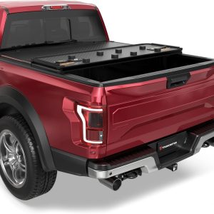 Hard Tri Fold Aluminum Truck Bed Tonneau Cover Compatible for 2022 2023 2024 2025 Ford Maverick 3-Fold 4.5FT 54.4Inch