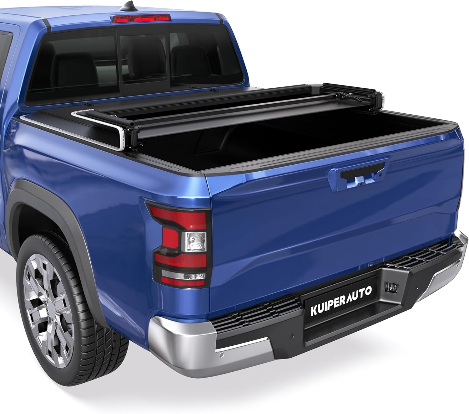 6 FT Soft 3-Folding Tonneau Cover Compatible for 2005-2025 Nissan Frontier Fleetside Truck Bed Cover Waterproof On Top Tri Fold 72inch - Image 7