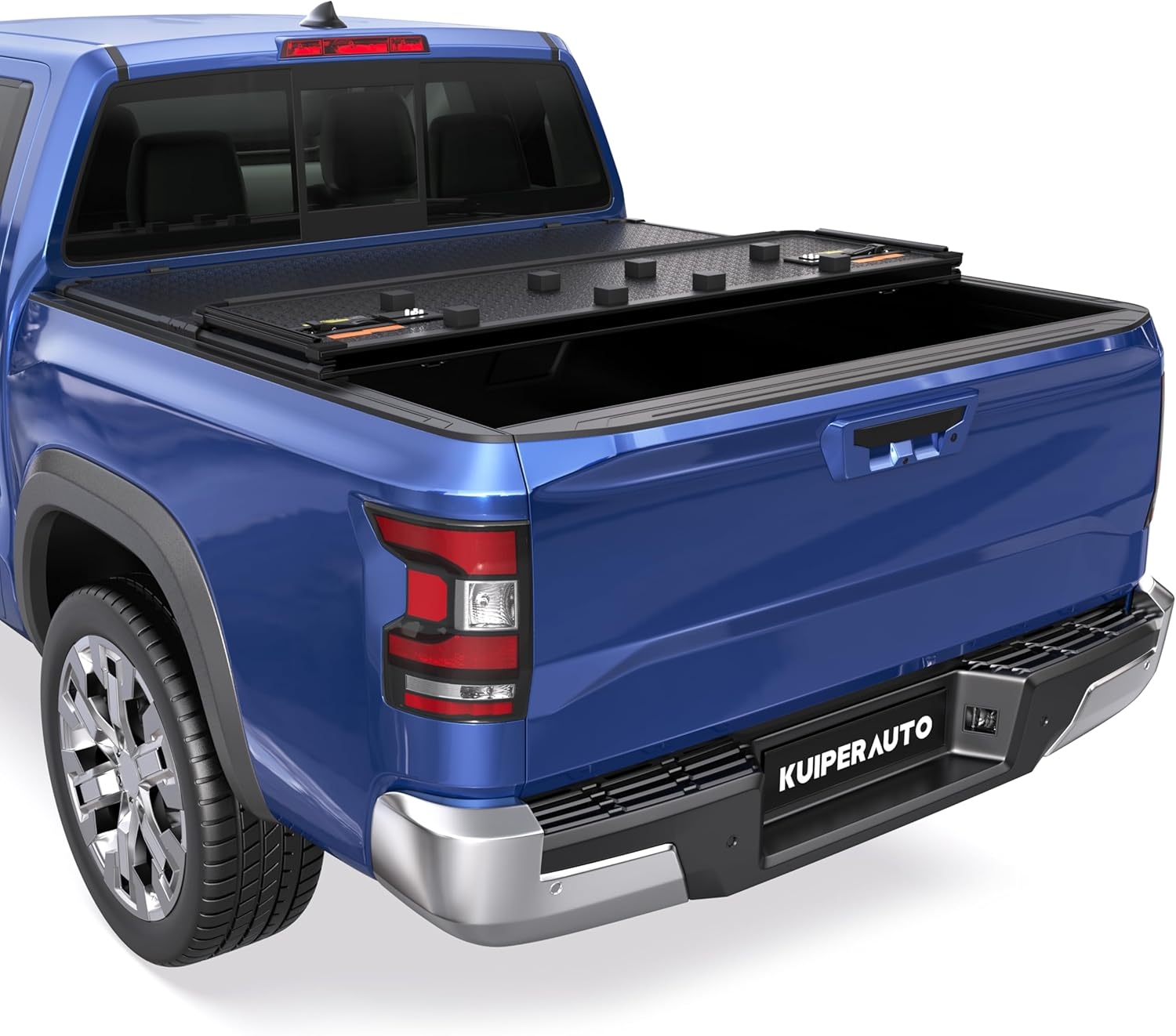 6 FT Soft 3-Folding Tonneau Cover Compatible for 2005-2025 Nissan Frontier Fleetside Truck Bed Cover Waterproof On Top Tri Fold 72inch - Image 12