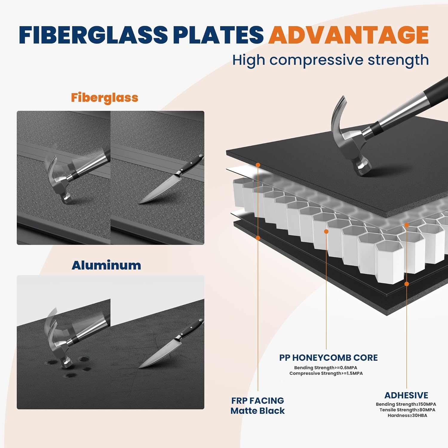 6 FT Soft 3-Folding Tonneau Cover Compatible for 2005-2025 Nissan Frontier Fleetside Truck Bed Cover Waterproof On Top Tri Fold 72inch - Image 18