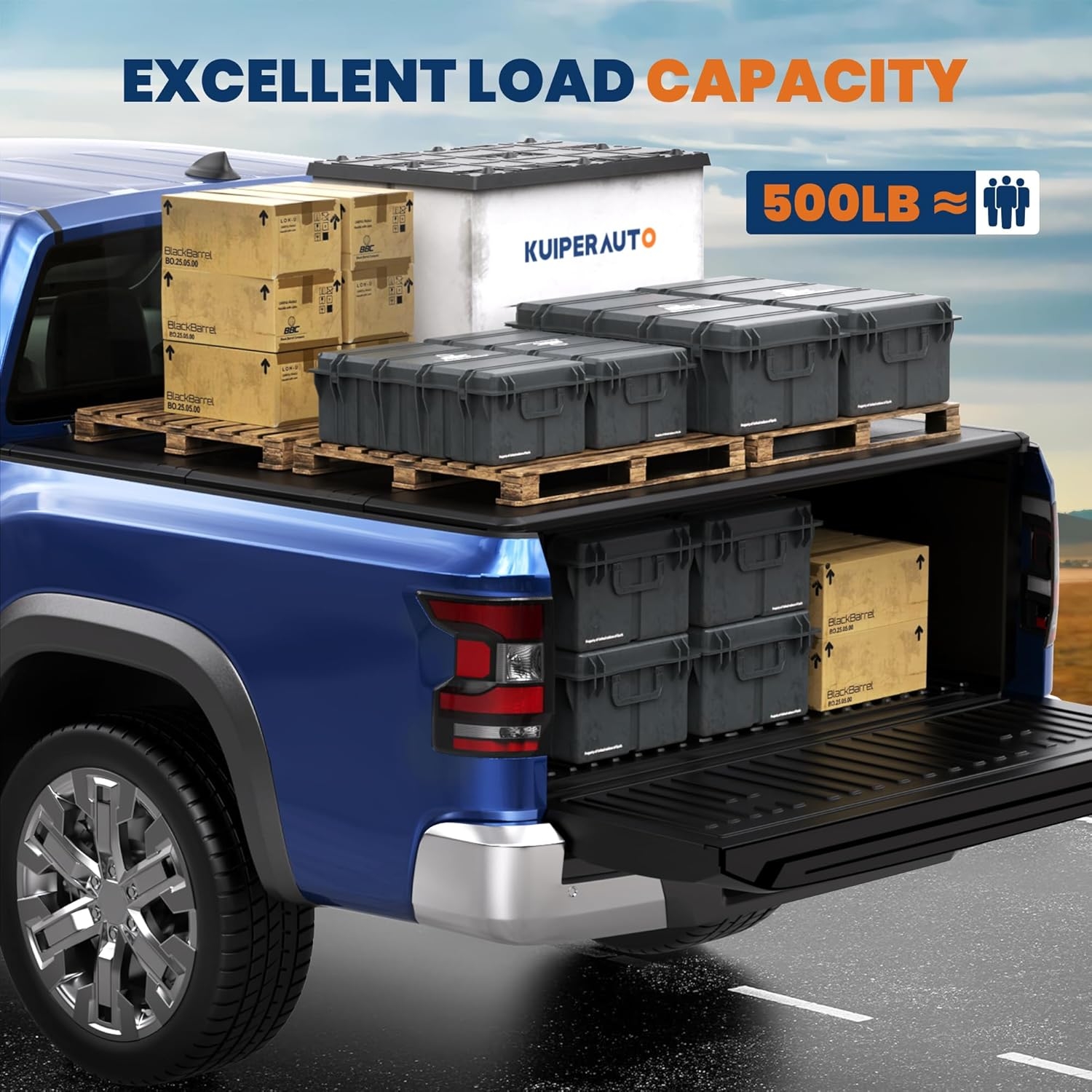 6 FT Soft 3-Folding Tonneau Cover Compatible for 2005-2025 Nissan Frontier Fleetside Truck Bed Cover Waterproof On Top Tri Fold 72inch - Image 19