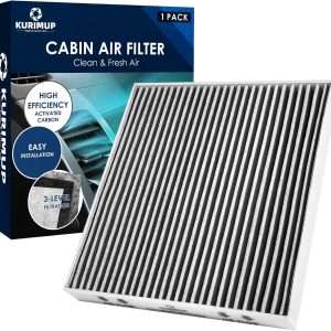 Premium Cabin Air Filter with Activated Carbon,Replacement for CF11809,Fit for Chevrolet Silverado 1500LD/2500HD/3500HD/Suburban,GMC Sierra 1500/2500HD/3500HD/Yukon.