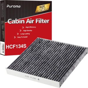 Puroma Cabin Air Filter with Activated Carbon, Replacement for CP134, CF10134, Honda -Acura, Civic, CR-V, Odyssey, CSX, ILX, MDX, RDX, AT134 (1 pc)