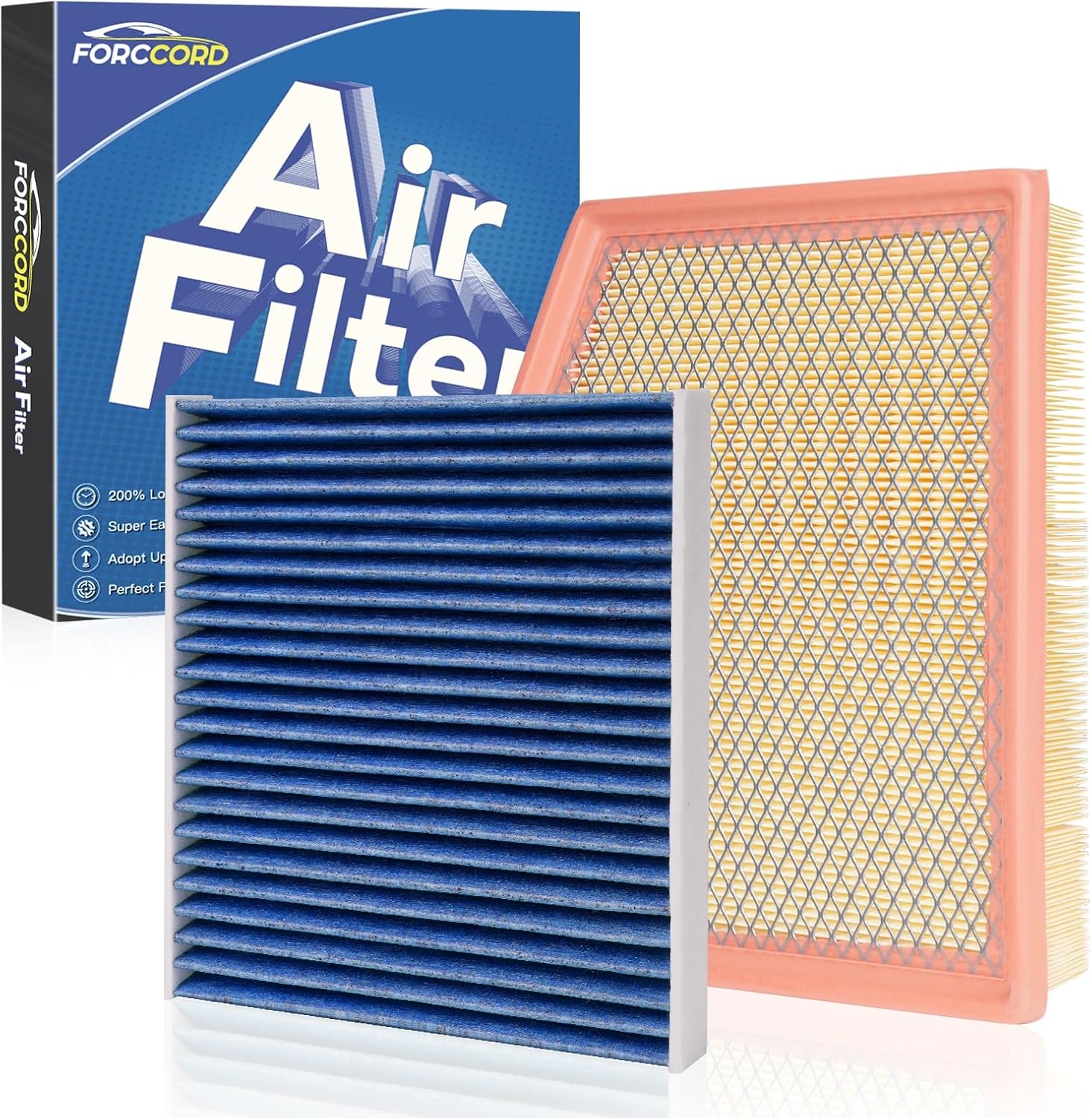 2*Cabin Air Filter and 1*Engine Air Filter Fit for Nissan Frontier NV1500 NV2500 NV3500 Pathfinder Xterra & Suzuki Equator Activated Carbon Cabin Filter ReplaceCF10553 CA7440 Car Accessories - Image 19