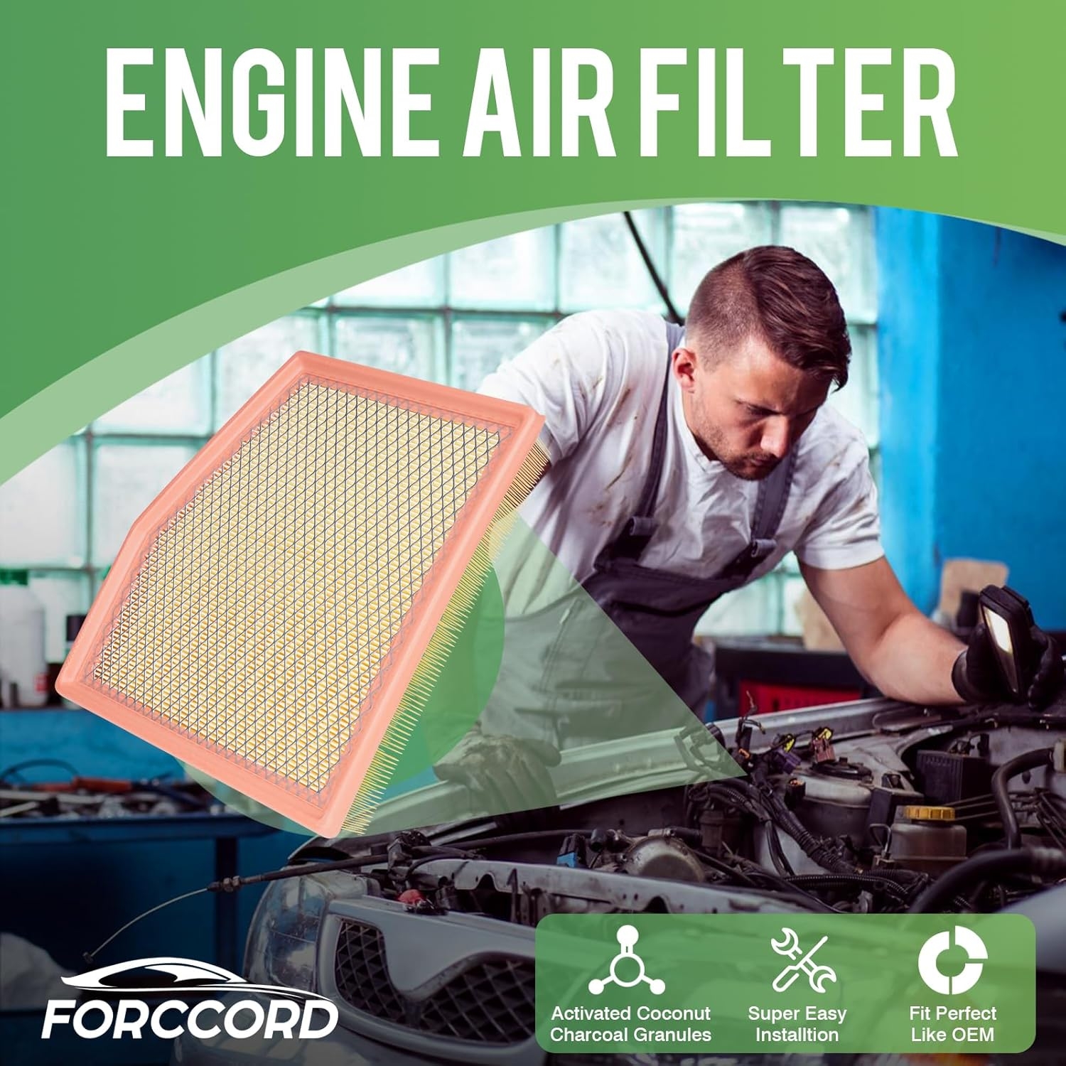 2*Cabin Air Filter and 1*Engine Air Filter Fit for Nissan Frontier NV1500 NV2500 NV3500 Pathfinder Xterra & Suzuki Equator Activated Carbon Cabin Filter ReplaceCF10553 CA7440 Car Accessories - Image 20