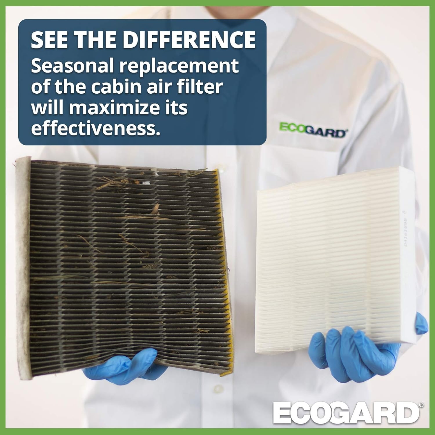 ECOGARD XC36080 Cabin Air Filter Fits 2017-2025 Honda CR-V, 2016-2025 Civic, 2018-2025 Odyssey, 2019-2025 Acura RDX, 2023-2025 Honda Pilot, 2022-2025 Acura MDX, 2023-2025 Honda Accord - Image 6