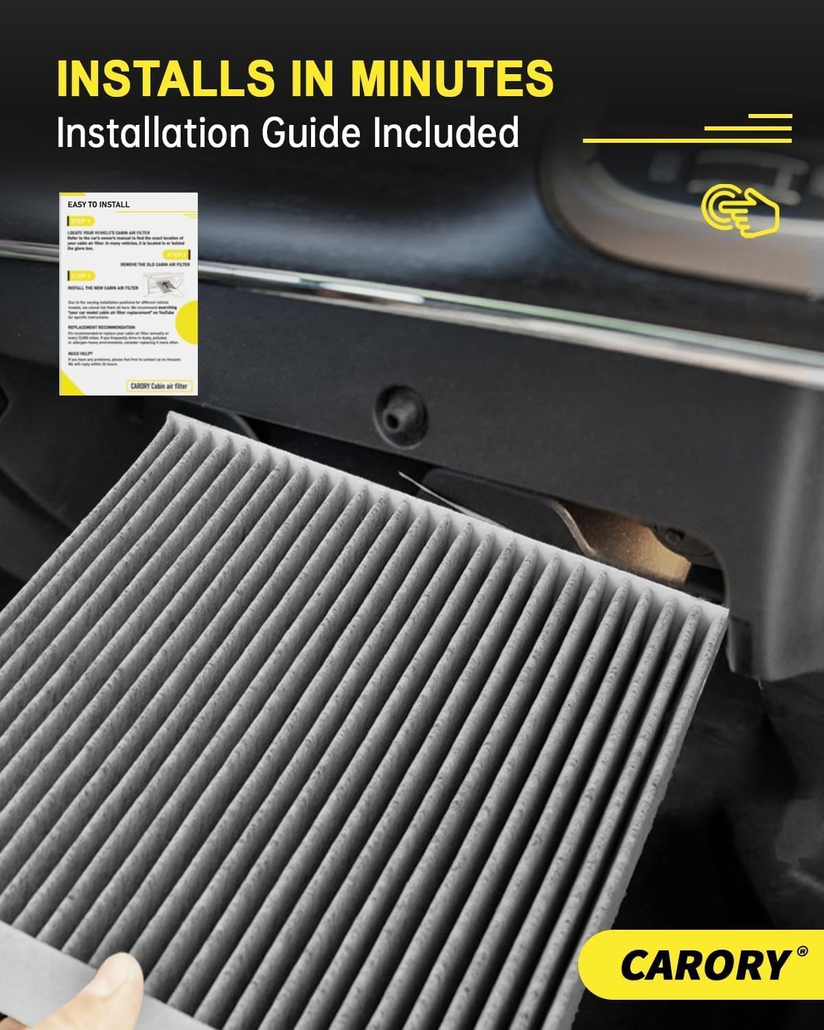 Cabin Air Filter w/Activated Carbon for Some 2011-2025 Honda, Acura Models - CR-V, Civic, Fit, HR-V, Odyssey, Insight, RDX, MDX, TLX, Integra, Clarity, CR-Z - Image 8