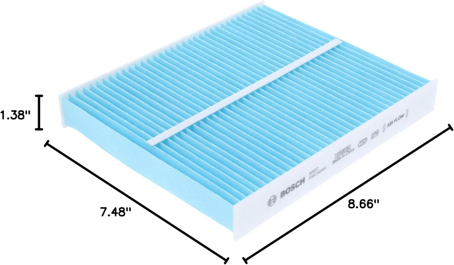 BOSCH 6092C HEPA Cabin Air Filter - Compatible with Select Subaru Ascent, Crosstrek, Impreza, Legacy, Outback, Toyota C-HR, Corolla, Prius, Prius AWD-e, Prius Prime, RAV4, RAV4 Prime, Venza - Image 6