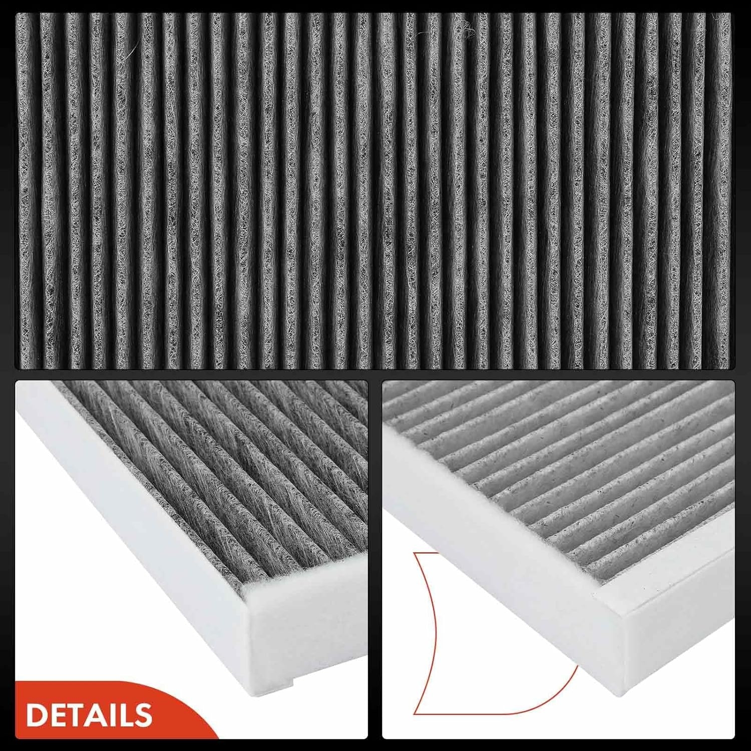 A-Premium Cabin Air Filter with Activated Carbon Compatible with Volvo XC60, XC90, S60, S80, V60, V70, XC70, V60 Cross Country ; Land Rover Range Rover Evoque, Discovery Sport, LR2 & Jaguar E-Pace - Image 8