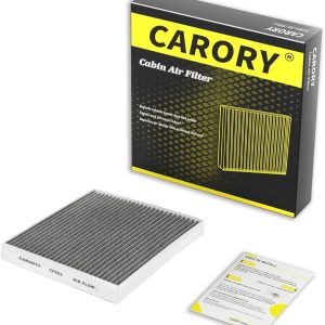 Cabin Air Filter w/Activated Carbon for Nissan Rogue 21-25, Altima 19-25, Kicks 18-25, Pathfinder 22-25, Sentra 20-25, Versa 20-25, INFINITI QX50 19-24, QX55 22-25, QX60 22-25, QX80 19-25