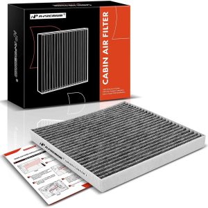 A-Premium Cabin Air Filter with Activated Carbon Compatible with Toyota, Dodge & Pontiac Models – Tacoma 2005-2023, Dart 2013-2016, Vibe 2003-2008