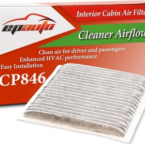EPAuto CP846 (CF9846A) Replacement for Subaru/Toyota Premium Cabin Air Filter includes Activated Carbon