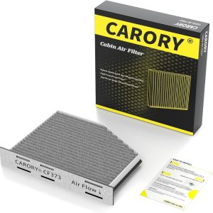 Cabin Air Filter w/Activated Carbon for Volkswagen Beetle, CC, Eos, Golf, Golf R, GTI, Jetta, Passat, Rabbit, Tiguan, Routan, Atlas, Audi A3, A3 Quattro, Q3, TT, RS, TTS, Quattro and More