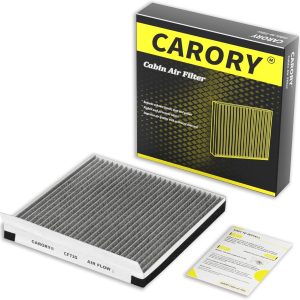 Cabin Air Filter w/Activated Carbon for Hyundai Santa Fe 19–20, Genesis 09–16, Kia Telluride 20–23, Stinger 18–23, Genesis G80 17–25, G70 19–23, GV80 21–25, GV70 22–25 and More