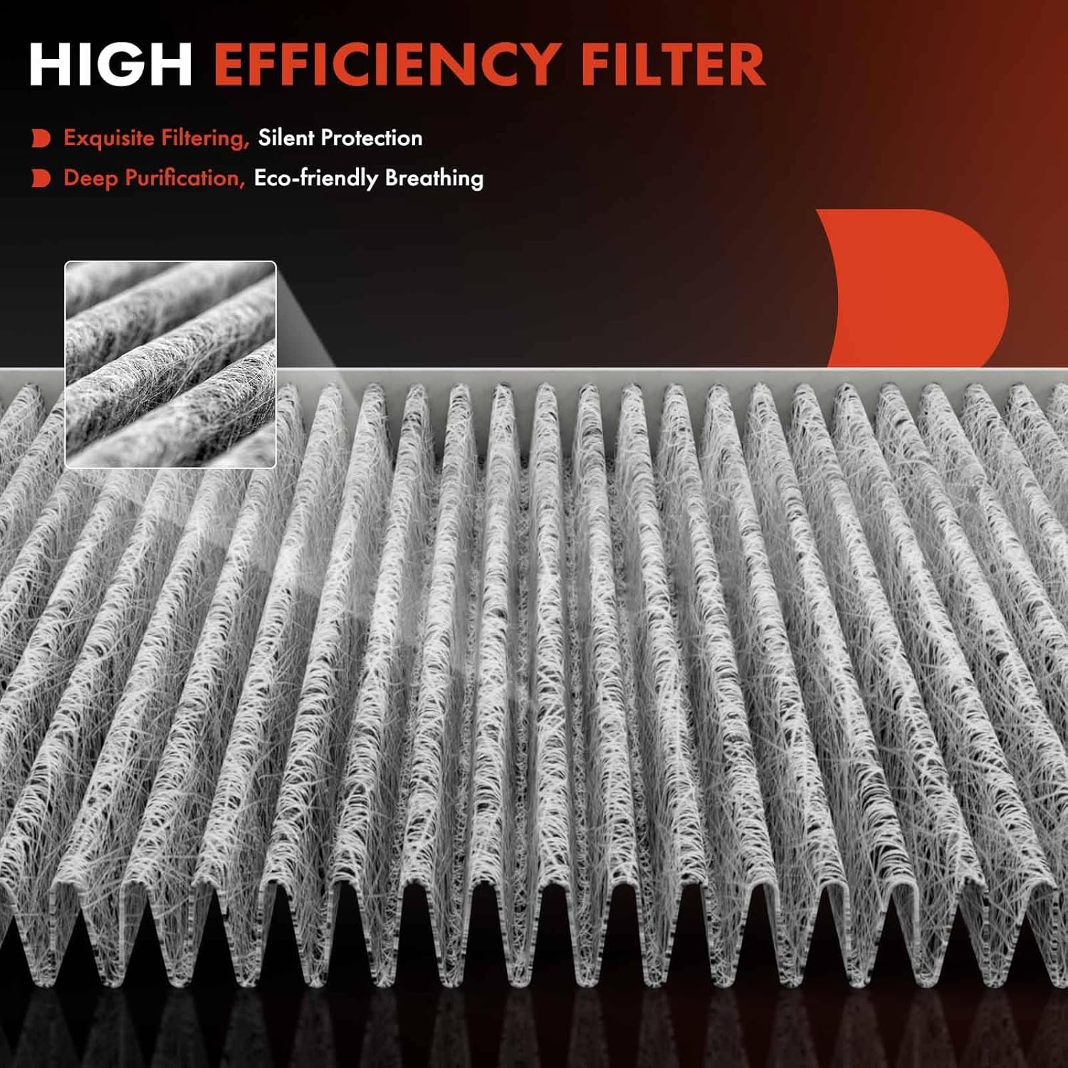 A-Premium Cabin Air Filter with Activated Carbon for Audi A4, A5 Quattro, A6 allroad, A7 Sportback, A8 Quattro, Q5, Q7, Q8, e-tron S, S4 & Porsche Cayenne, Macan - Image 4