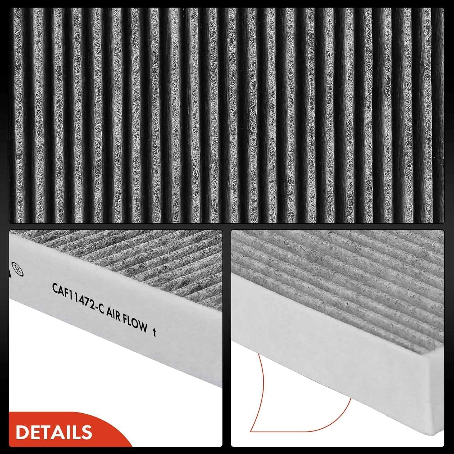 A-Premium Cabin Air Filter with Activated Carbon for Audi A4, A5 Quattro, A6 allroad, A7 Sportback, A8 Quattro, Q5, Q7, Q8, e-tron S, S4 & Porsche Cayenne, Macan - Image 8