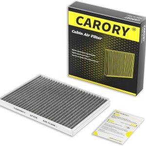 Cabin Air Filter w/Activated Carbon for Ford Mustang 2015 2016 2017 2018 2019 2020 2021 2022 2023 2024, FR3Z-19N619-A, CF12152, FP-78