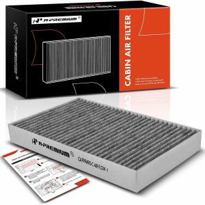 A-Premium Cabin Air Filter with Activated Carbon Compatible with Tesla S 2012 2013 2014 2015 2016, Replace 103512500A