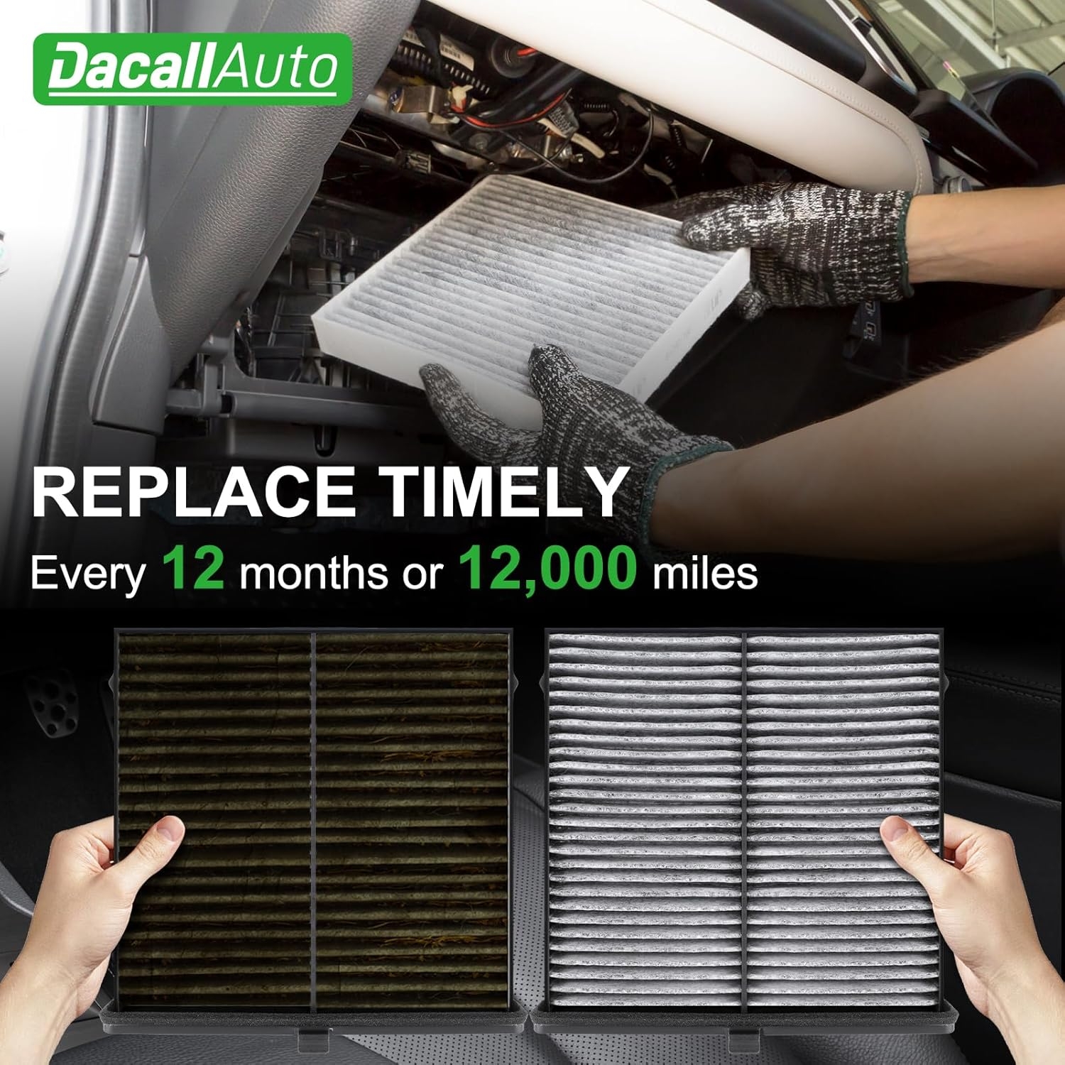 2pcs Cabin Air Filter Set for BMW 530i, 530i xDrive, X5, X6, X7, 530e, 540i, 540i xDrive, 740i, 750i, 750Li xDrive, 840i, Alpina B7, M5, M550i xDrive, M8, Replace 64119366401 - Image 13