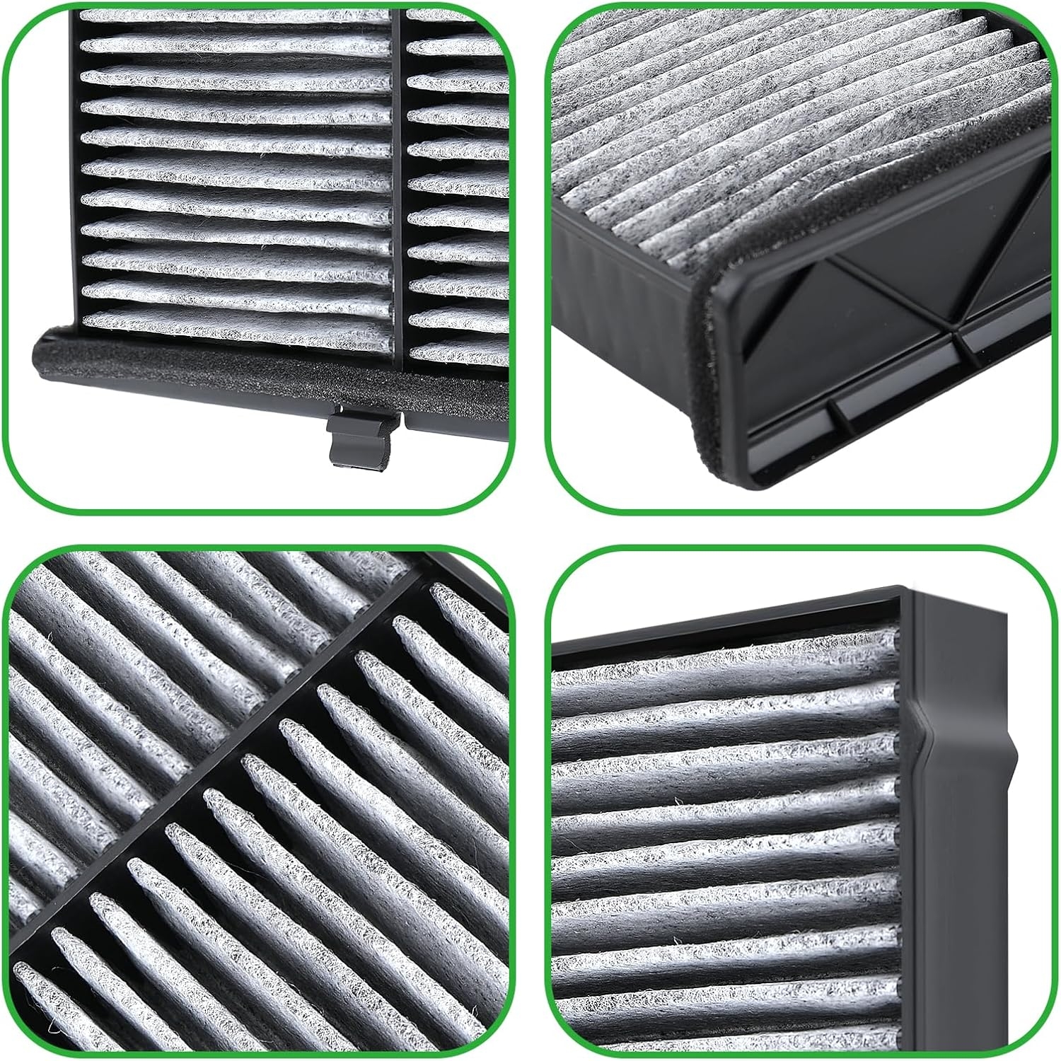 2pcs Cabin Air Filter Set for BMW 530i, 530i xDrive, X5, X6, X7, 530e, 540i, 540i xDrive, 740i, 750i, 750Li xDrive, 840i, Alpina B7, M5, M550i xDrive, M8, Replace 64119366401 - Image 14