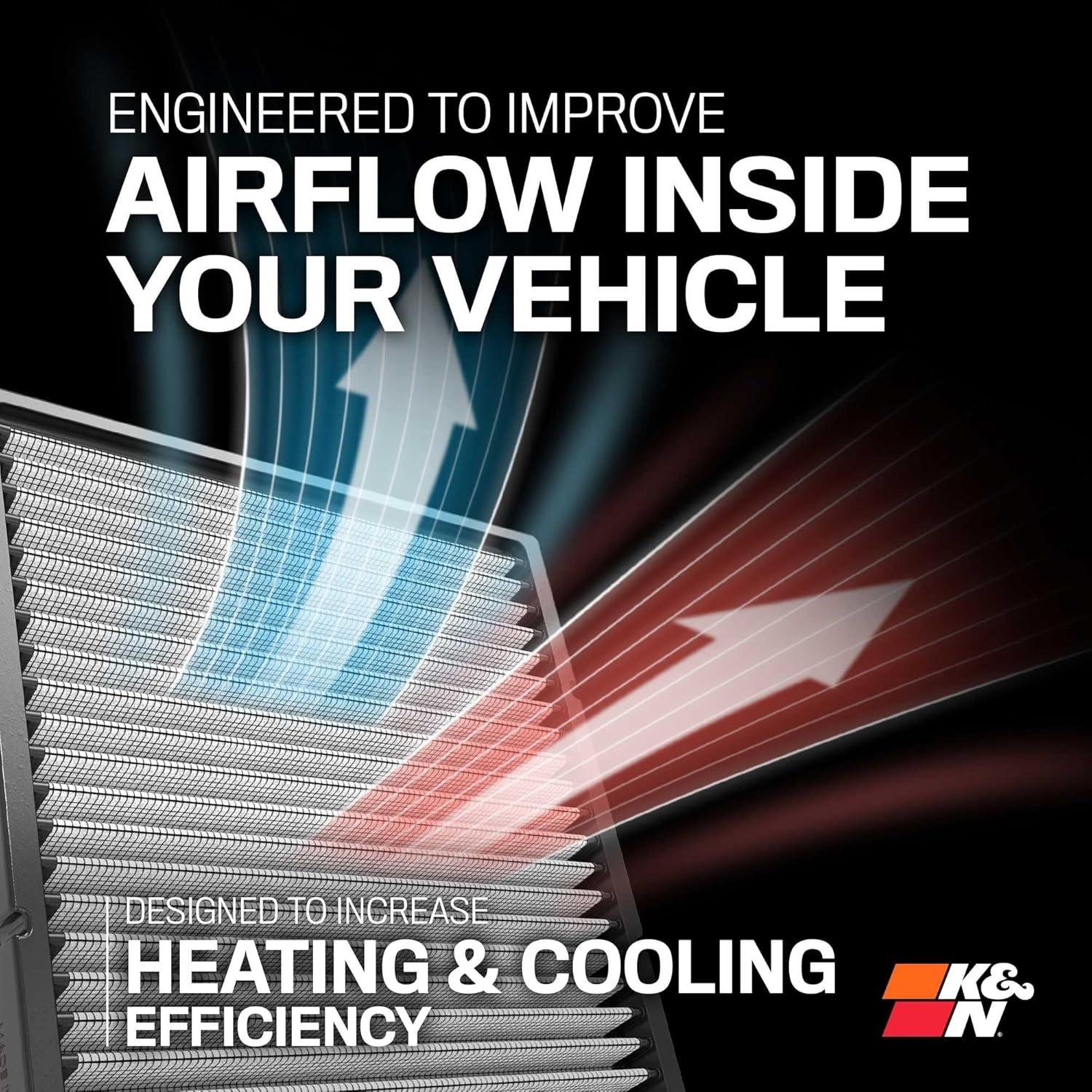 K&N LIFETIME Cabin Air Filter: Premium, Washable, Clean Air for your Cabin: Compatible with 2009-2024 Genesis/Hyundai/KIA: G80, G70, G90, Nexo, Santa Fe, Carnival, Sedona, Stinger, Telluride, VF2061 - Image 5