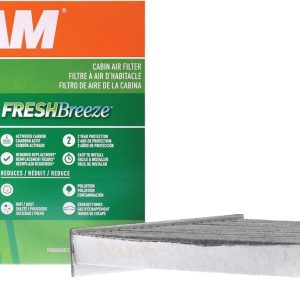 FRAM Fresh Breeze Cabin Air Filter Replacement for Car Passenger Compartment w/ Arm and Hammer Baking Soda, Easy Install, CF12150 for Mazda / Toyota Vehicles