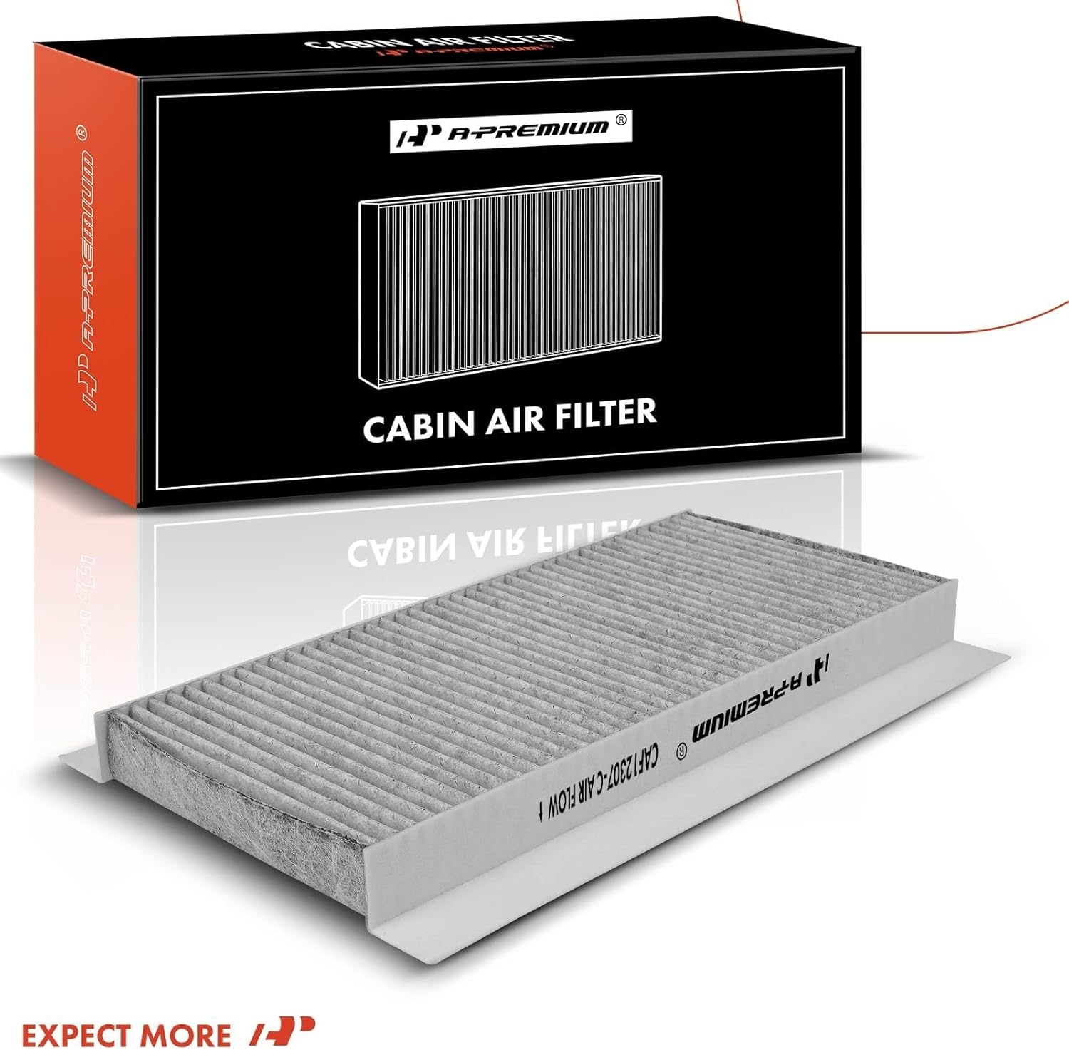 A-Premium Cabin Air Filter with Activated Carbon Compatible with Ford Focus 2000-2007, Escort 2000-2003, Transit Connect 2010-2013 - Image 9