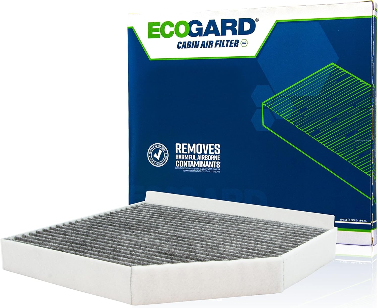 ECOGARD XC36071C Premium Cabin Air Filter with Activated Carbon Fits 2019-2025 Porsche Macan, 2010-2017 Audi Q5, 2009-2016 A4 Quattro, A4, 2010-2017 A5 Quattro, 2010-2018 S4, Recirculation