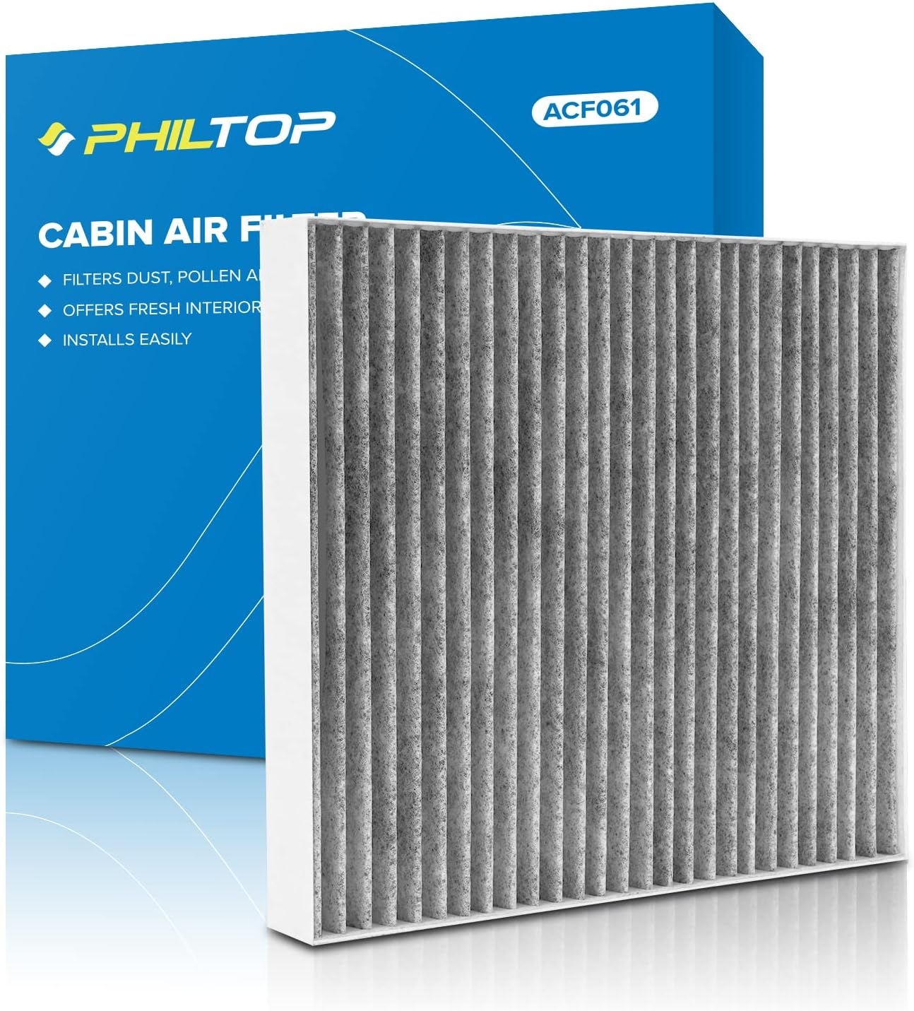 PHILTOP Cabin Air Filter, Replace for CF8392A, Impala, Impala Limited, Allure, LaCrosse, Regal, Monte Carlo, Century, Intrigue, Premium Cabin Filter with Activated Carbon Filter Up Dust Pollen Odor - Image 8