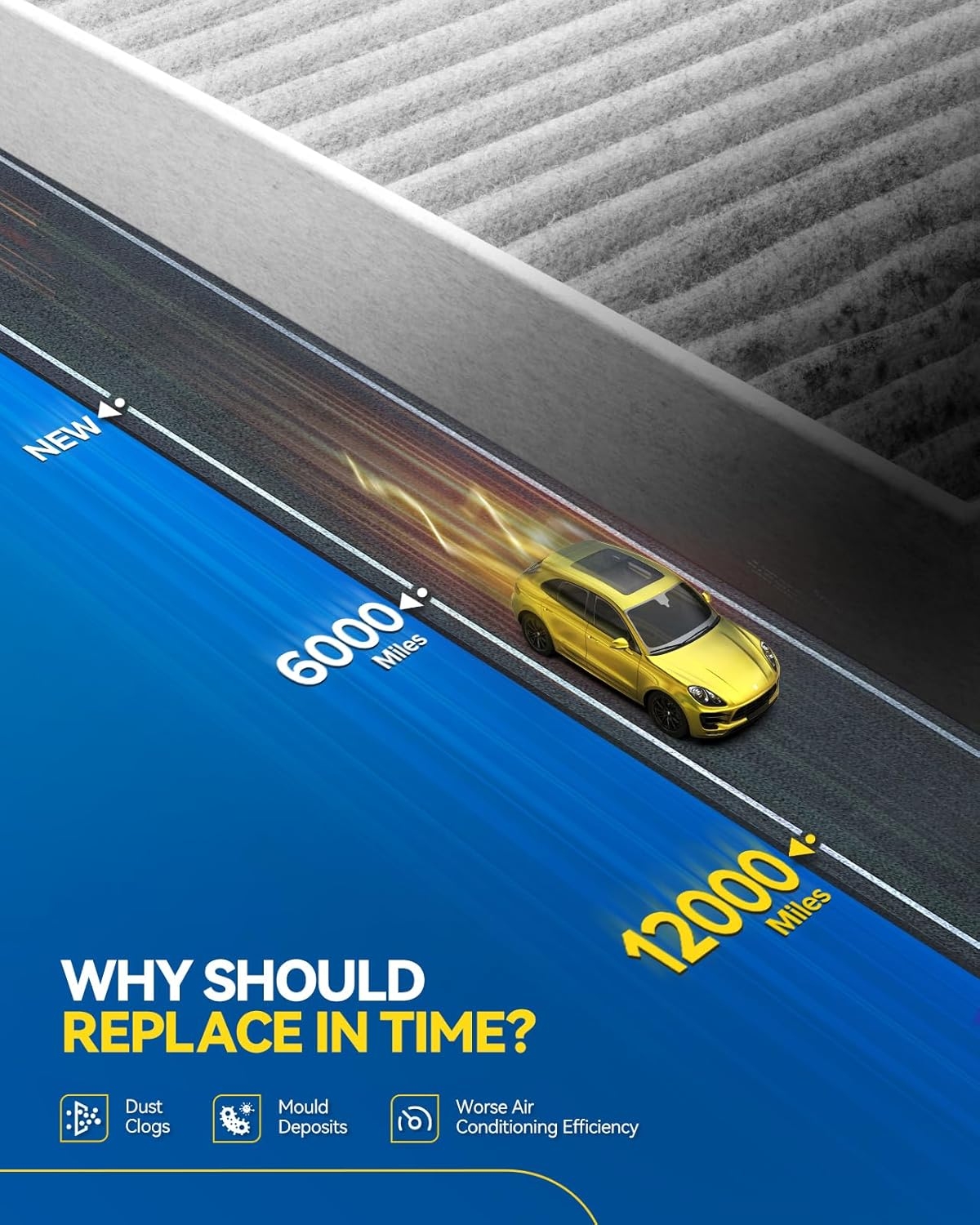 PHILTOP Cabin Air Filter, Replace for CF8392A, Impala, Impala Limited, Allure, LaCrosse, Regal, Monte Carlo, Century, Intrigue, Premium Cabin Filter with Activated Carbon Filter Up Dust Pollen Odor - Image 12