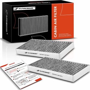 A-Premium 2-PC Cabin Air Filter with Activated Carbon Compatible with Jeep Liberty 2008-2012 – Dodge Nitro 2007-2011