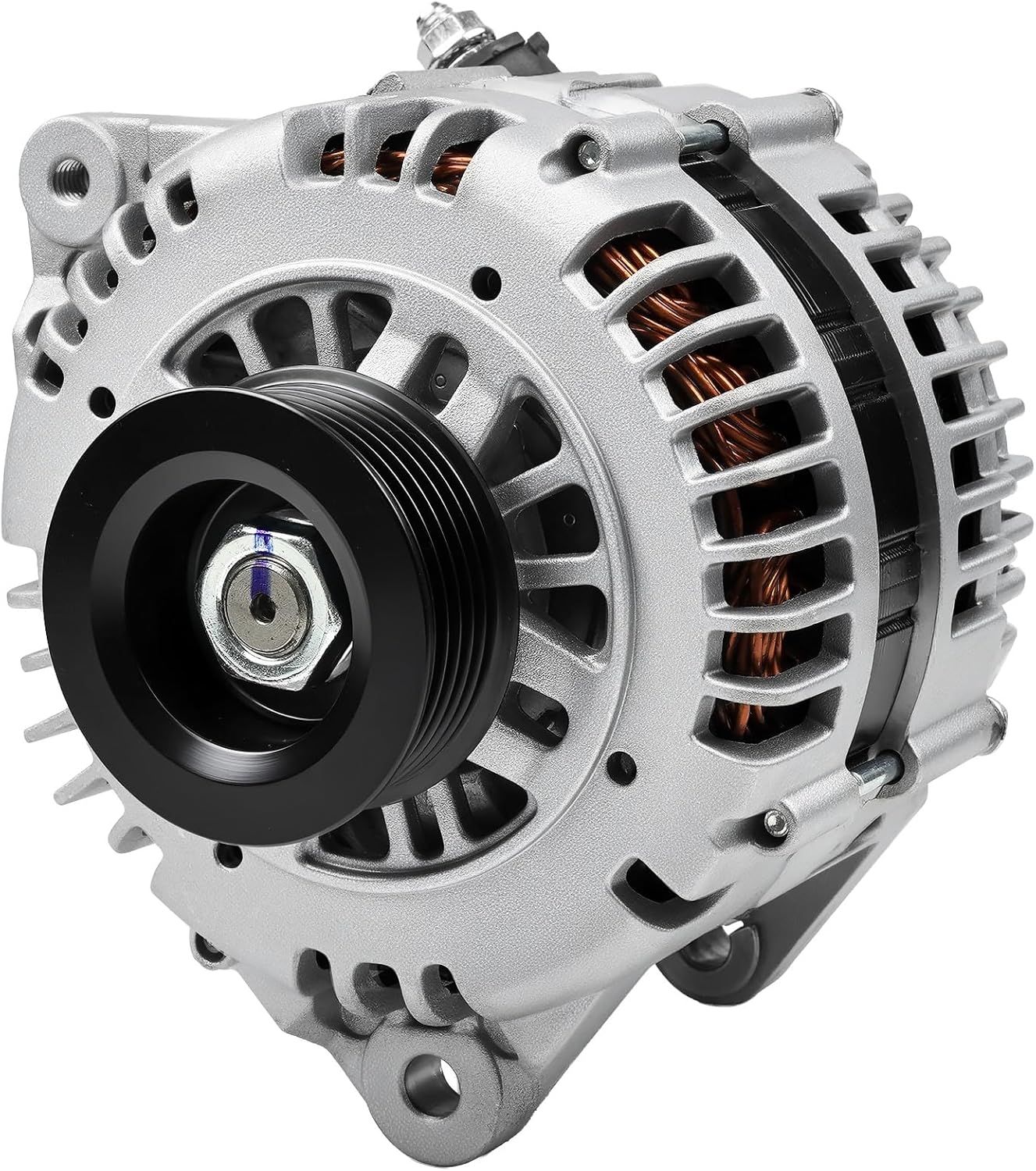 New Alternator Replacement for Nissan 03-07 Murano 3.5, 02-03 Maxima 3.5, 1995-2000 Maxima 3.0, 2002-2004 Infiniti I35 3.5, 1998-2000 I30 3.0, 13826 13639 LR11107 23100-0L701 AHI0018 40044006 40044021