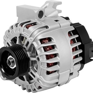 SCITOO Alternator Fits for Chevrolet for Malibu 3.5L 2007-2010,for Pontiac for G6 3.5L 2006-2010,for G6 3.9L 2006-2009,for Saturn for Aura 3.5L 2007-2008 12V 125Amp CW 6-Groove Pulley 11142