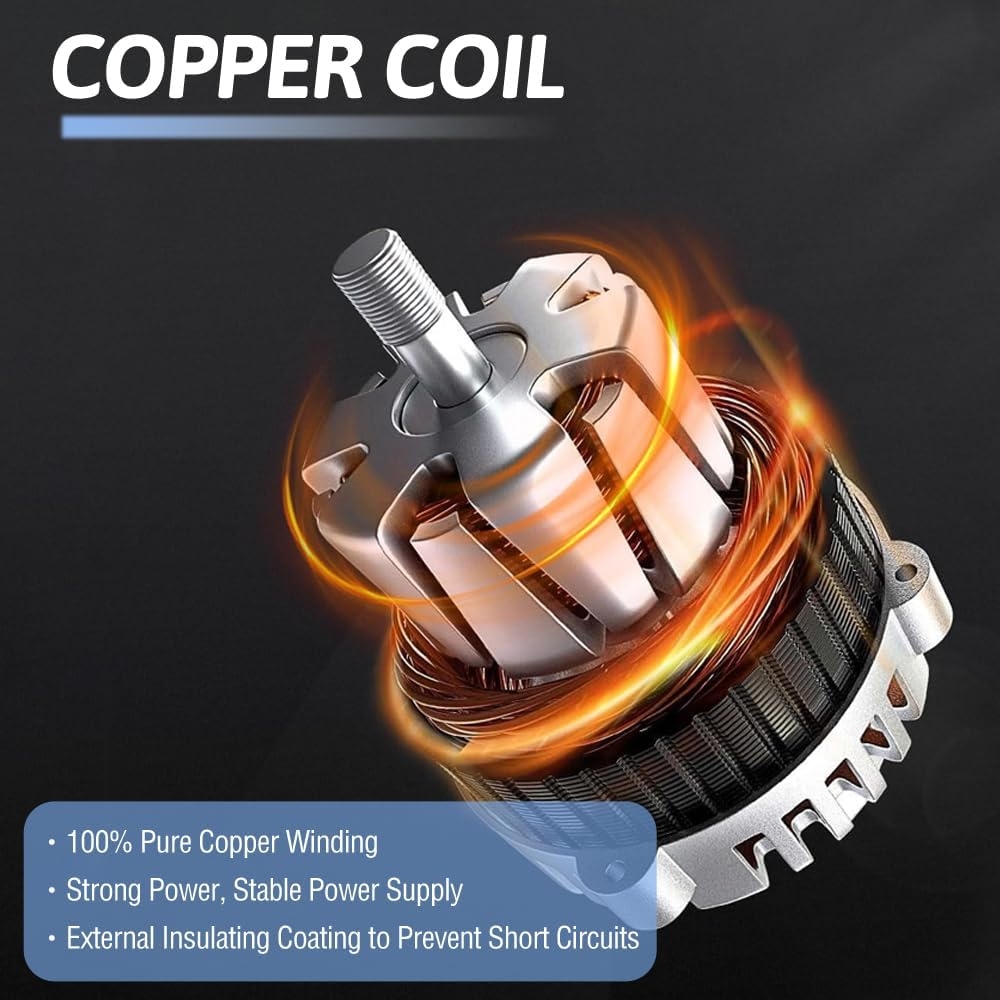 Alternator Replace 37300-3L060 Compatible with Hyundai Palisade 2020-2025 3.8L V6 Compatible with Kia Telluride 2020-2024 3.8L V6 13.5V 180A 6-Groove Pulley Clockwise - Image 5