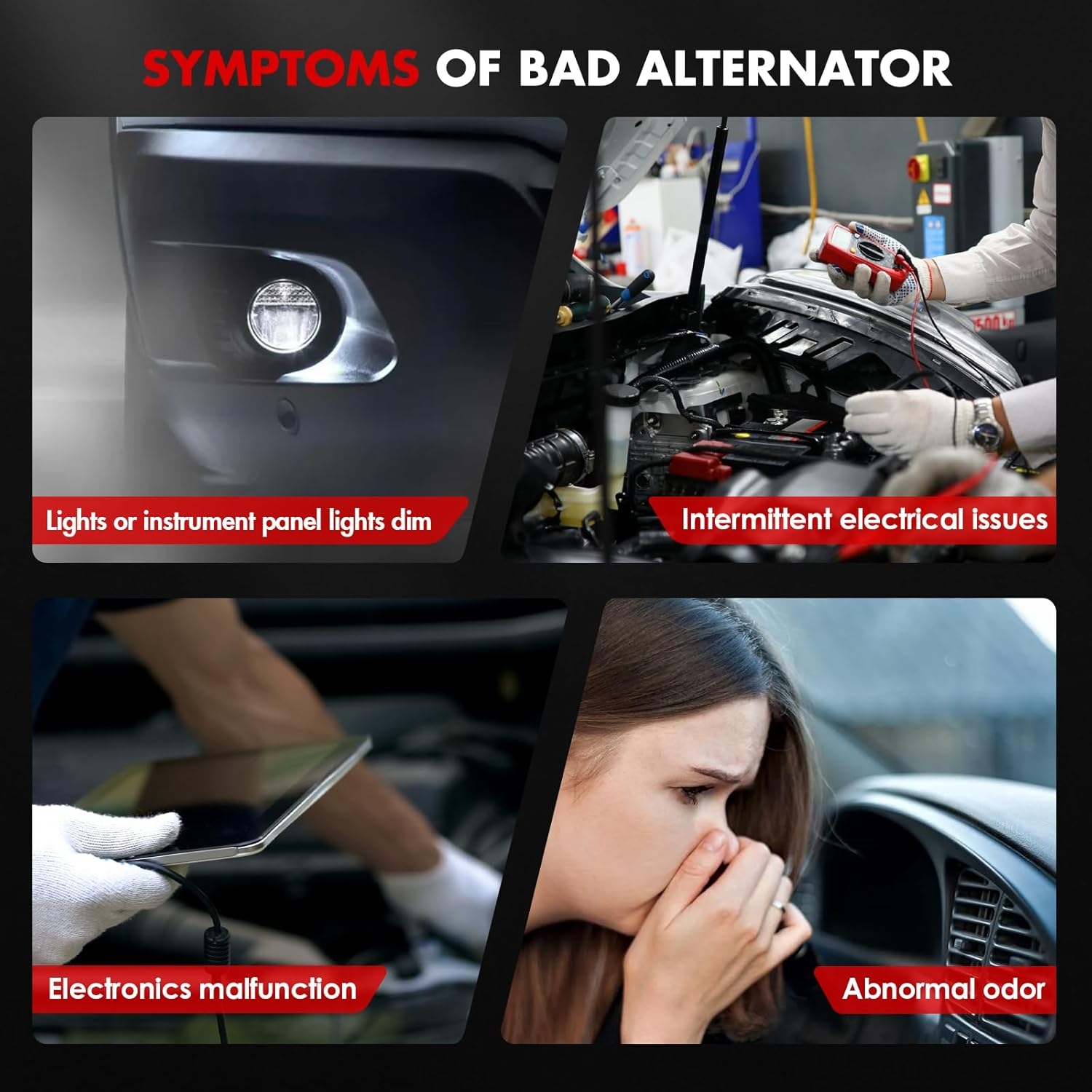 Alternator Compatible for Lexus for GS300 V6 3.0L 2006 for Lexus for GS350 V6 3.5L 2007 2009-2011 for Lexus for IS250 V6 2.5L 2006-2011, Replaces 27060-31060 104210-2050 - Image 8