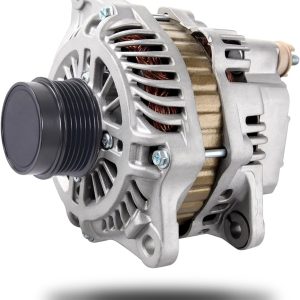 11231N Alternator-115A Fits for Chrysler 200/Cirrus/Sebring Dodge Avenger/Caliber Jeep Compass/Patriot, L4 2.0L/2.4L, 2007-2017 – 12V Clockwise, 6-Groove Clutch Pulley