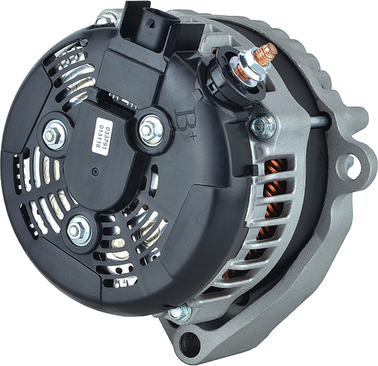 DB Electrical 400-52490R Alternator Compatible With/Replacement For 220Amp CW Rotation 12V 4.3L V8 CHEVROLET EXPRESS VANS 2018 104210-6860, 23487089, 14020 - Image 3