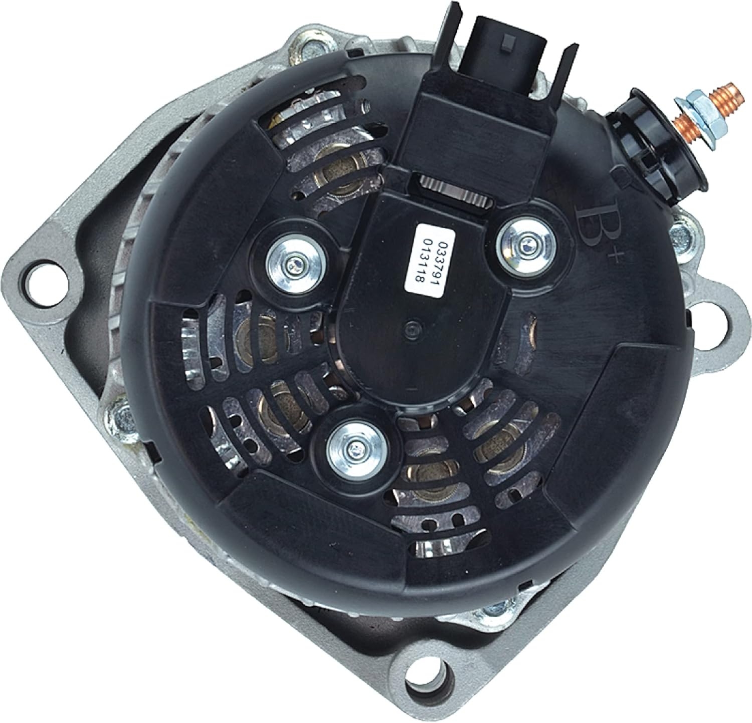 DB Electrical 400-52490R Alternator Compatible With/Replacement For 220Amp CW Rotation 12V 4.3L V8 CHEVROLET EXPRESS VANS 2018 104210-6860, 23487089, 14020 - Image 4
