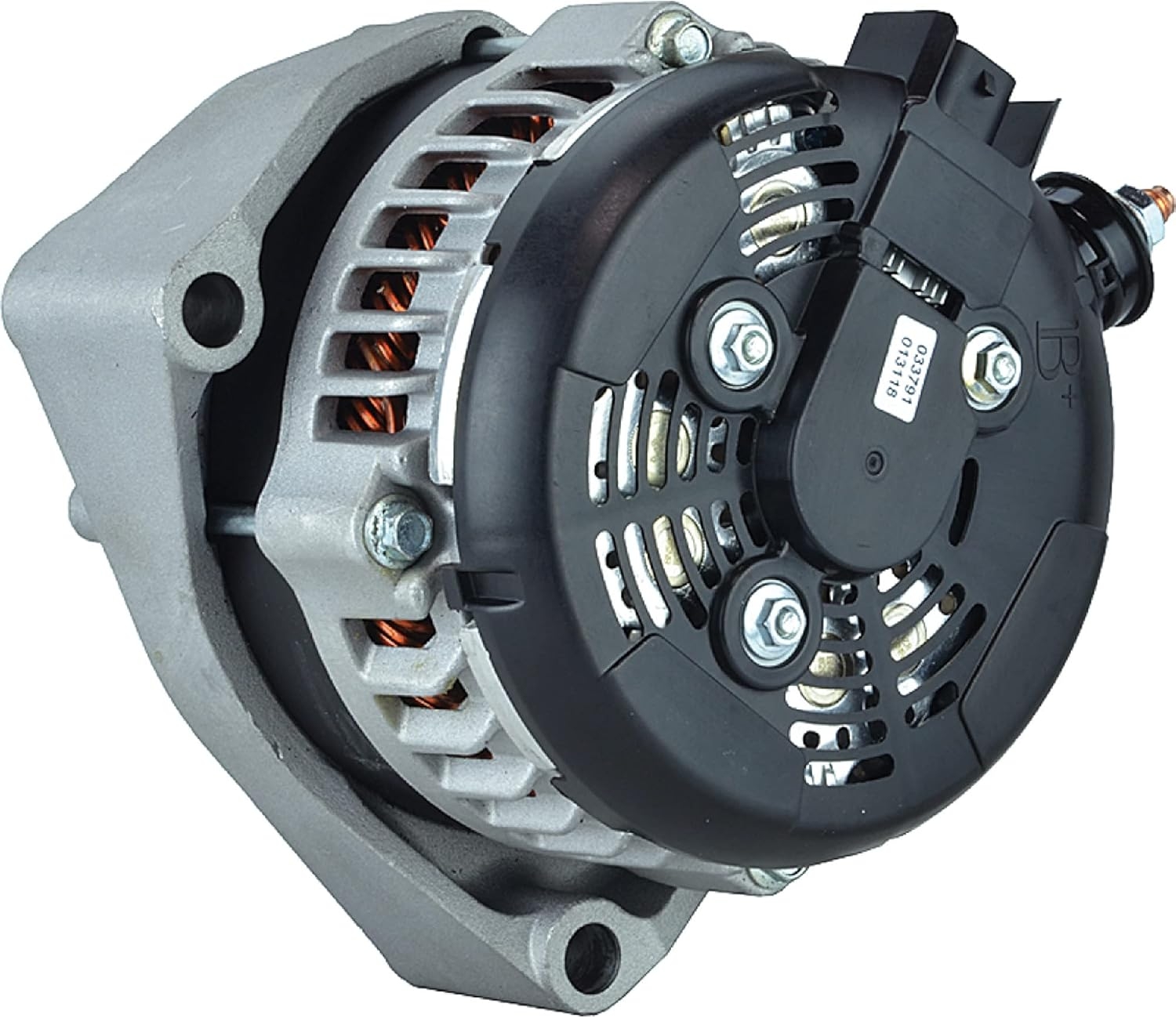DB Electrical 400-52490R Alternator Compatible With/Replacement For 220Amp CW Rotation 12V 4.3L V8 CHEVROLET EXPRESS VANS 2018 104210-6860, 23487089, 14020 - Image 5