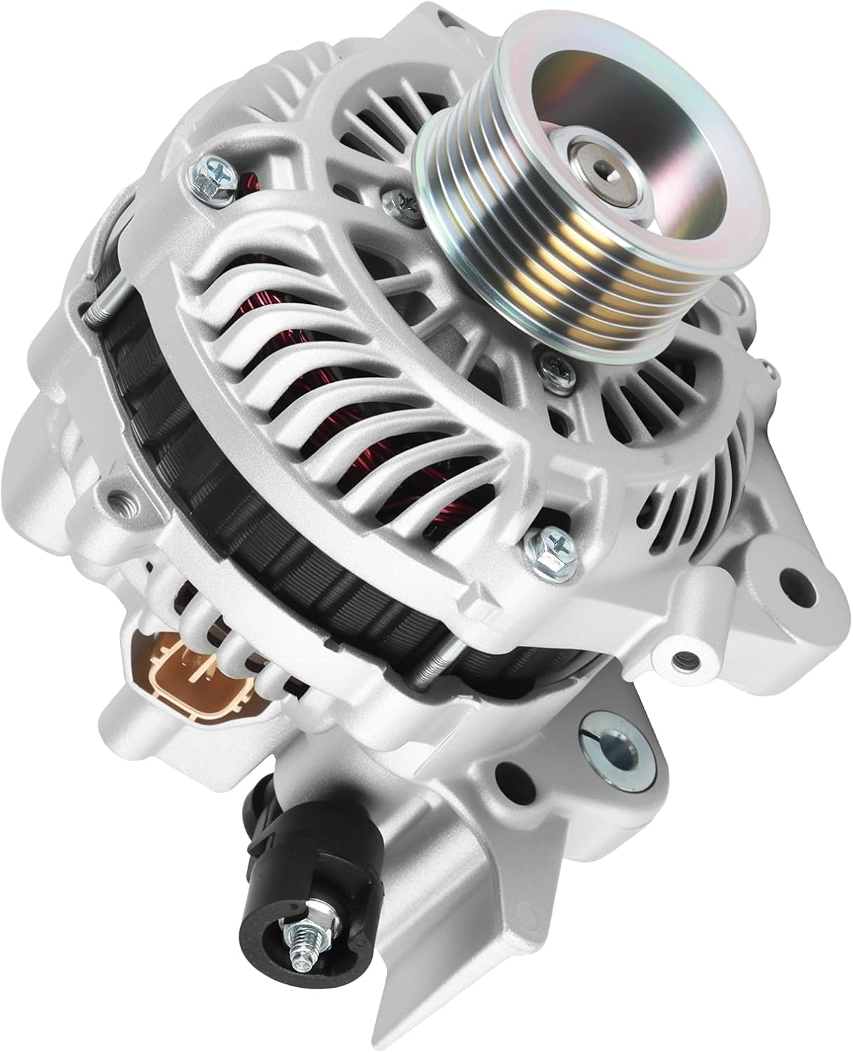 Alternator 13767 80Amp CCW Rotation for 1998 Accord - 1999 Accord -2000 Accord - 2001 Accord -2002 Accord 2.3L, for 1998 CL - 1999 CL 2.3L, Vehicle Alternator 13767N 101211-9990 31100PAAA01 - Image 24