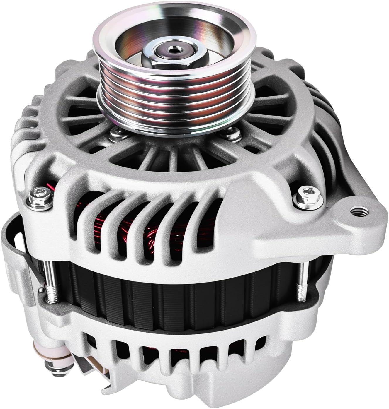Alternator 13767 80Amp CCW Rotation for 1998 Accord - 1999 Accord -2000 Accord - 2001 Accord -2002 Accord 2.3L, for 1998 CL - 1999 CL 2.3L, Vehicle Alternator 13767N 101211-9990 31100PAAA01 - Image 27