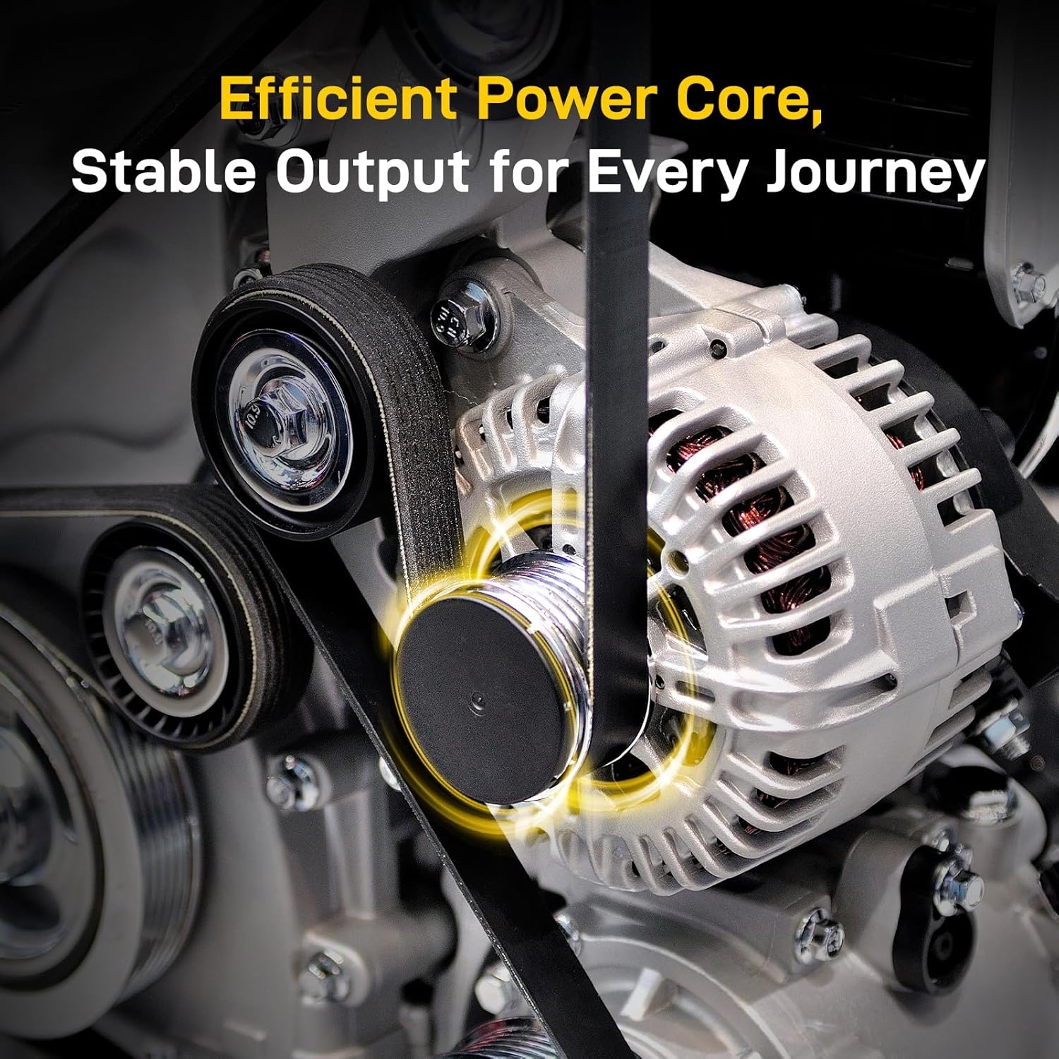 New Alternator Fit for 2007-2016 Toyota Sienna, 2011-2016 Highlander, 2010-2015 Venza, 2016-2018 Lexus ES350, 2010-2014 RX350, 3.5L 2.7L High Output 150A 12V CW 7-Groove Pulley, Replace 11326 94757 - Image 7