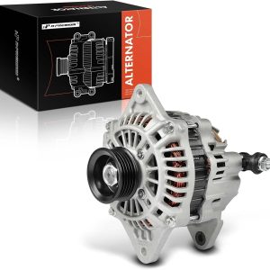 A-Premium Alternator Compatible with Subaru Impreza 2004-2010, Forester 2006-2010 – Saab 9-2X 2006, 2.5L, 12V 90A 5-Groove Pulley Clockwise, Replace 23700AA380, 23700AA420