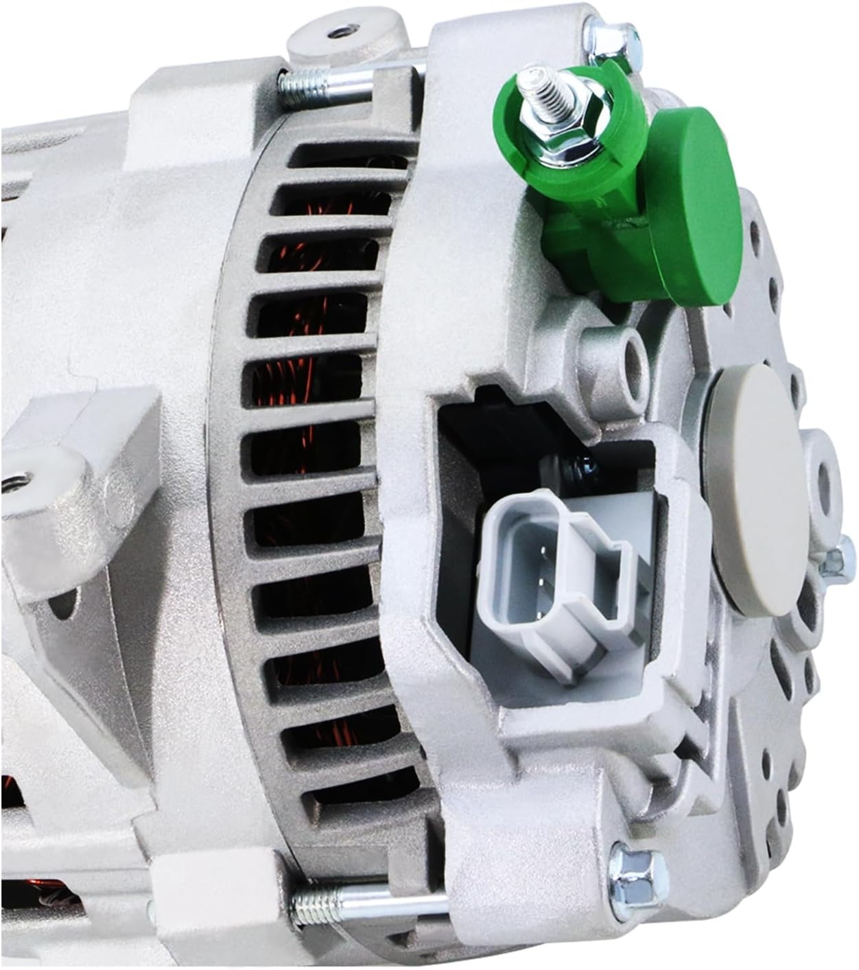 Alternator Replacement New for Ford F-150 4.6 5.4L 2004-2008, 05-06 Expedition, 06-08 Lincoln Mark LT, 05-06 Navigator V8, 4L3U-10300 4L3Z-10346 5L7T-10300 5L7Z-10346 6L3T-10300 400-14066 400-14086 - Image 3