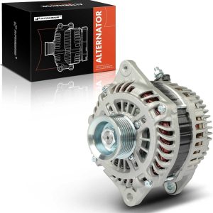 A-Premium Alternator Compatible with Nissan Murano 2015-2017, Pathfinder 2013-2017 & Infiniti QX60 2014-2016, JX35 2013, 2.5L 3.5L, 12V 150A 7-Groove Pulley CW, Replace 23100-3JA1A, 23100-3JA1ARE