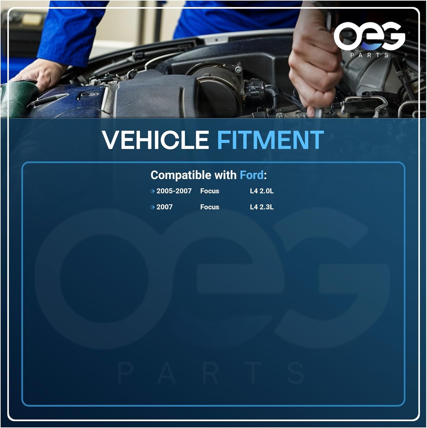 OEG Parts New Alternator Compatible With Ford Focus 2.0L 2.3L Auto Trans 2005 2006 2007 4S4T-10300-AC 4S4Z-10346-AB 7S4T-10300-AA 7S4Z-10346-A - Image 4