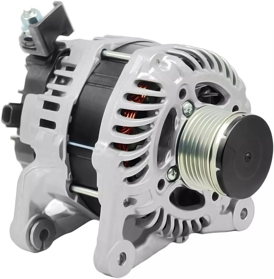 Alternator Replacement 23100-3TA1A Compatible with Nissan Altima 2013-2018 2.5L L4 Gas, 12V 110A 6-Groove Pulley CW Replace 231003TA1B